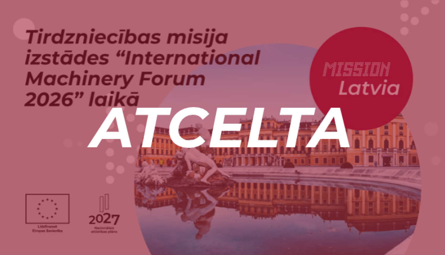 ATCELTA: Tirdzniecības misija izstādes “International Machinery Forum 2026” laikā