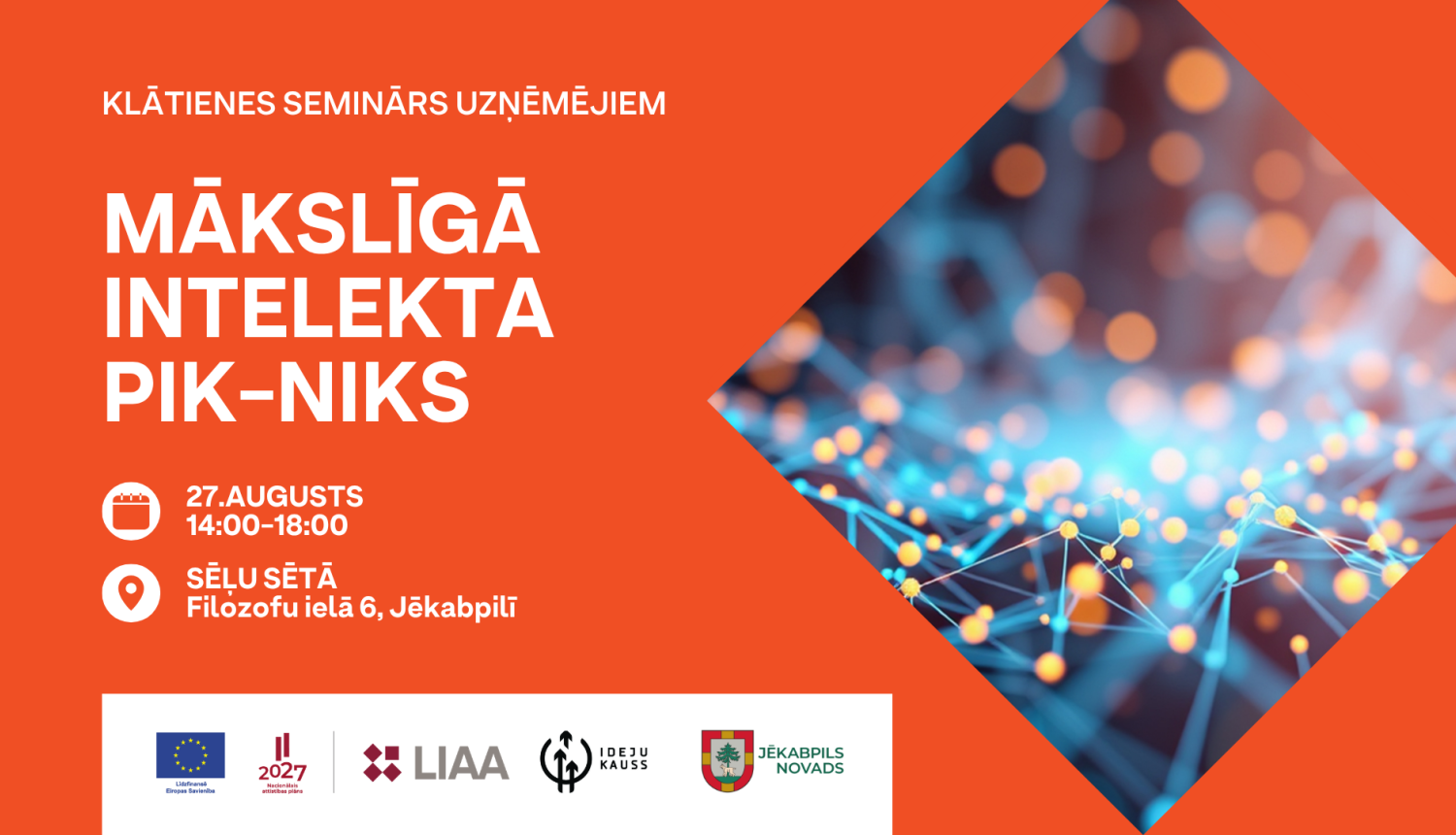 Mākslīgā intelekta PIK-NIKS uzņēmējiem Jēkabpilī
