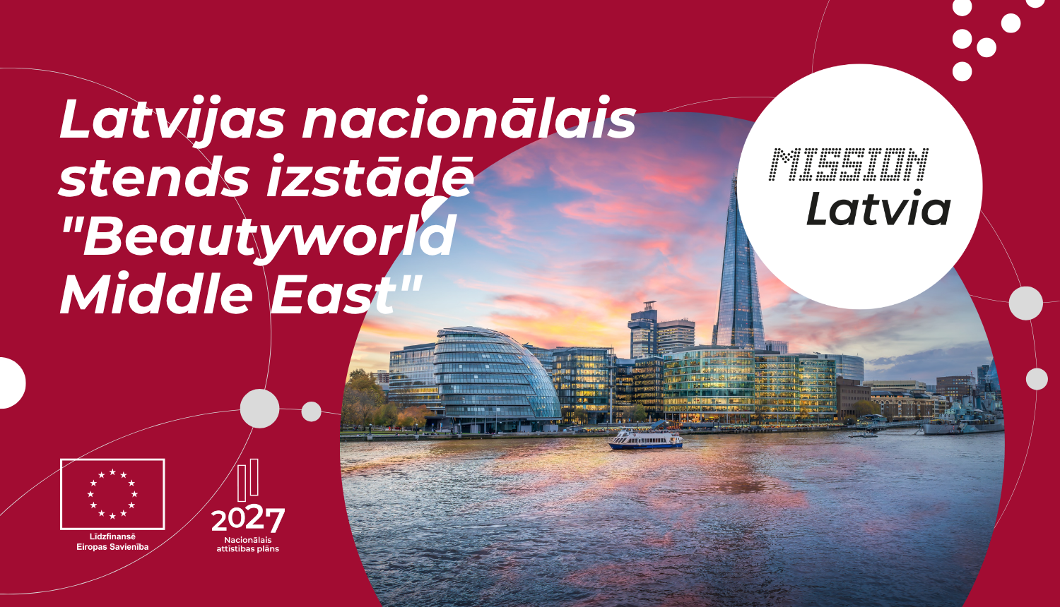 Latvijas nacionālais stends izstādē "Beautyworld Middle East" Dubaijā (AAE)