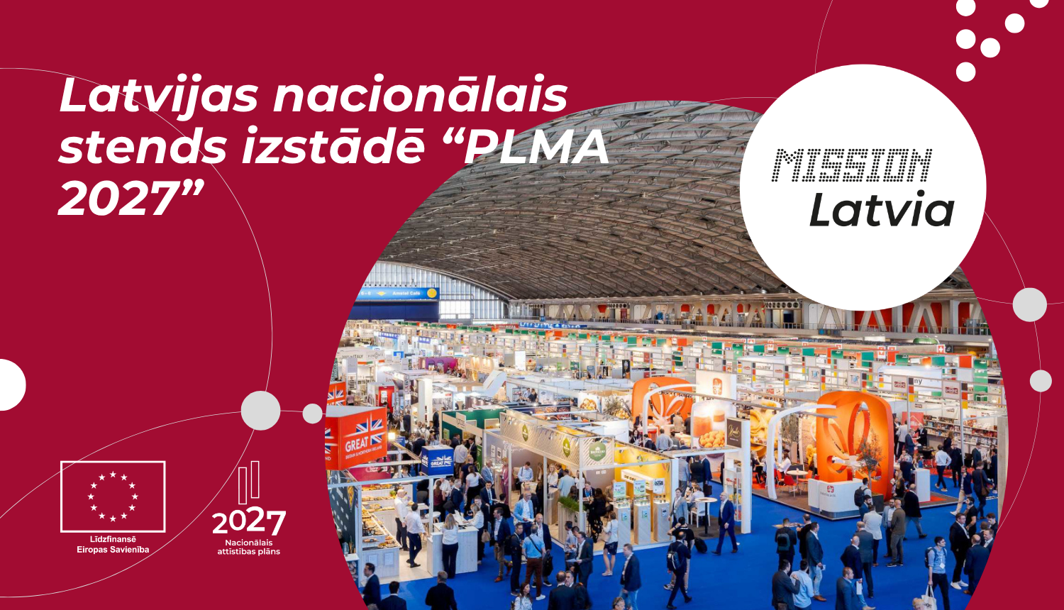 Latvijas nacionālais stends izstādē "PLMA 2027"