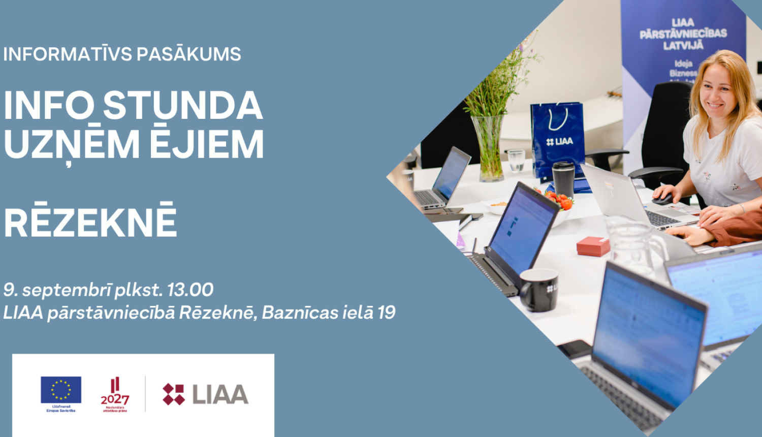 Info stunda uzņēmējiem Rēzeknē