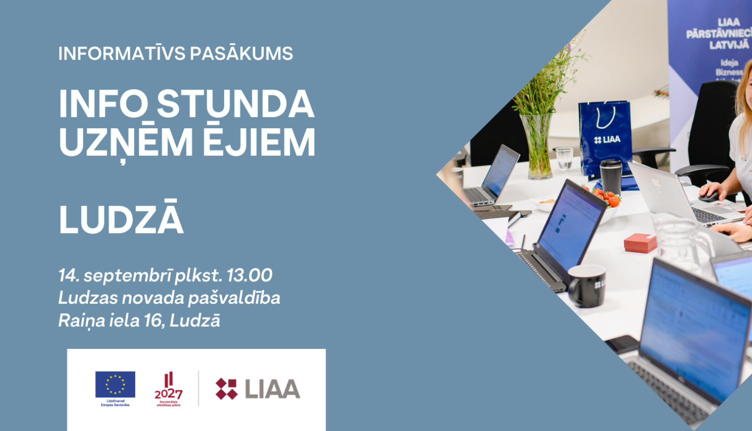 Info stunda uzņēmējiem Ludzā
