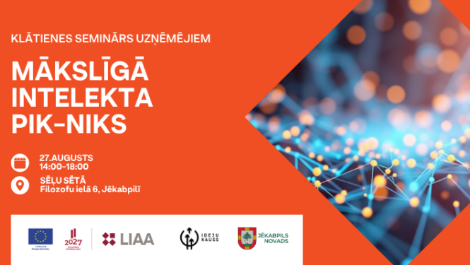 Mākslīgā intelekta PIK-NIKS uzņēmējiem Jēkabpilī