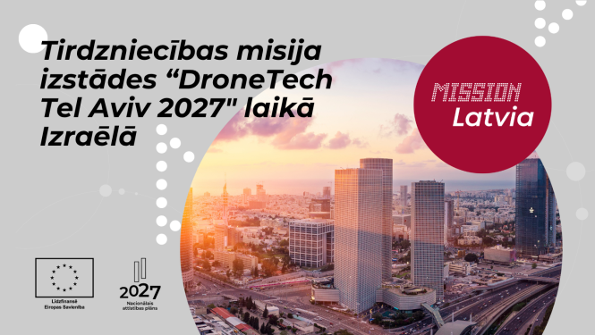 Tirdzniecības misija izstādes “DroneTech Tel Aviv 2027" laikā Izraēlā
