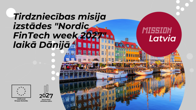 Tirdzniecības misija izstādes "Nordic FinTech week 2027" laikā Dānijā