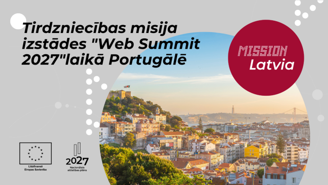 Tirdzniecības misija izstādes "Web Summit 2027" laikā Portugālē