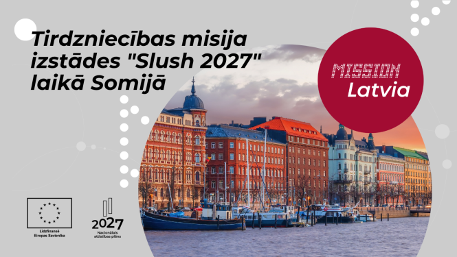 Tirdzniecības misija izstādes "Slush 2027" laikā Somijā