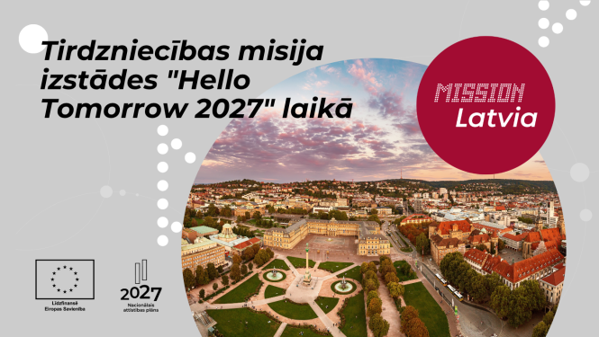 Tirdzniecības misija izstādes "Hello Tomorrow 2027" laikā