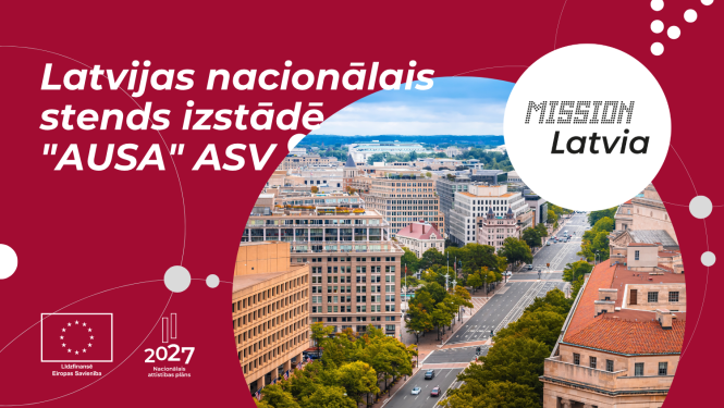 Latvijas nacionālais stends izstādē "AUSA" ASV