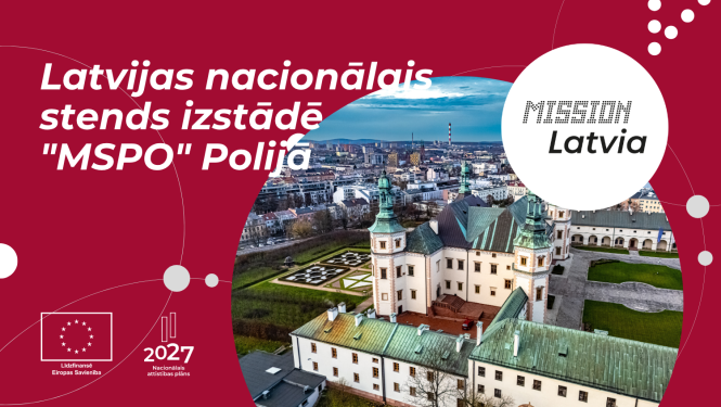 Latvijas nacionālais stends izstādē "MSPO" Polijā