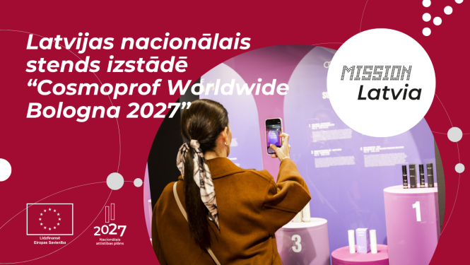 Latvijas nacionālais stends izstādē “Cosmoprof Worldwide Bologna 2027"
