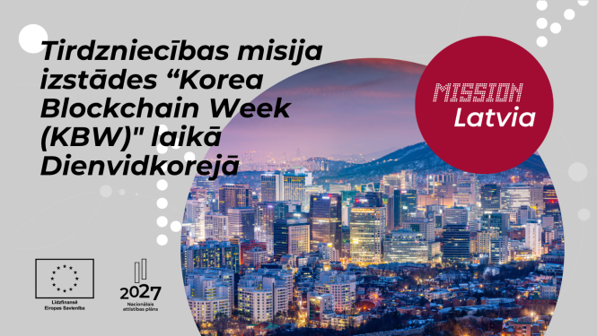Tirdzniecības misija izstādes “Korea Blockchain Week (KBW)" laikā Dienvidkorejā