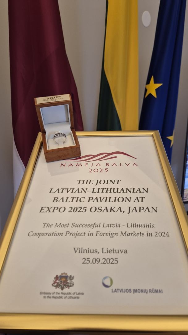 Baltijas paviljons "Expo 2025 Osaka" – veiksmīgākais Latvijas un Lietuvas sadarbības projekts