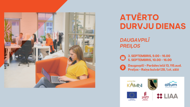 Atvērto durvju dienas Daugavpilī un Preiļos