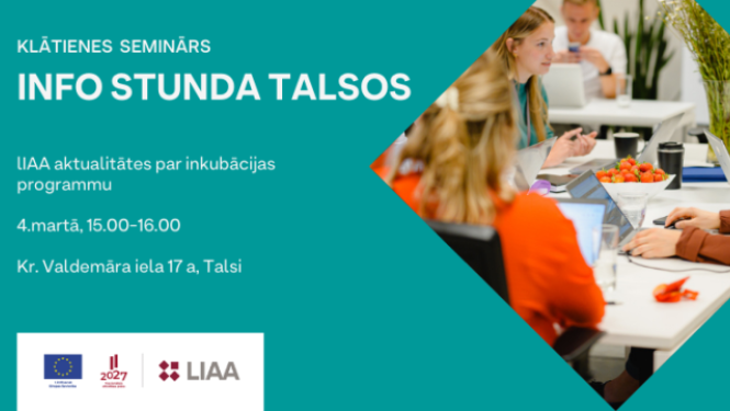Info stunda Talsos