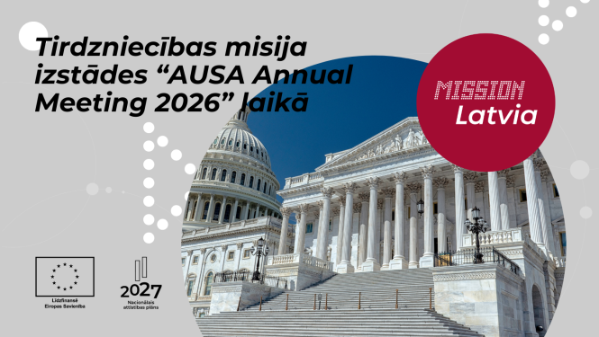 Tirdzniecības misija izstādes "AUSA Annual Meeting 2026" laikā