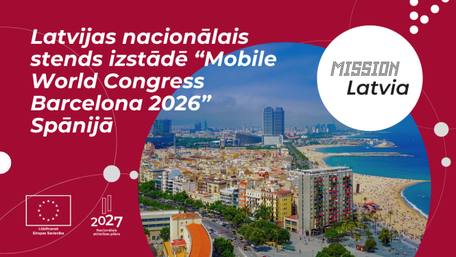 Latvijas nacionālais stends izstādē “Mobile World Congress Barcelona 2026” Barselonā (Spānijā)