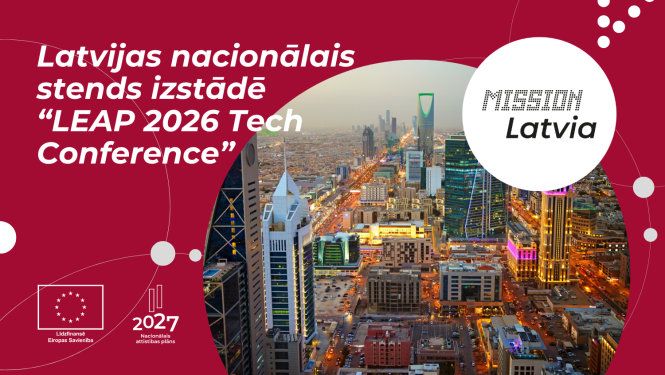 Latvijas nacionālais stends izstādē “LEAP 2026 Tech Conference" Saūda Arābijā