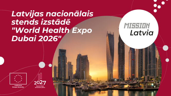 Latvijas uzņēmumu nacionālais stends starptautiskajā izstādē “World Health Expo Dubai 2026" Dubaijā