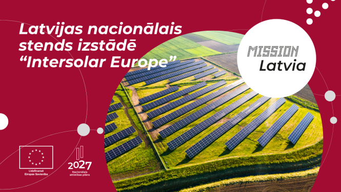 Latvijas nacionālais stends izstādē “Intersolar Europe" Vācijā