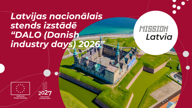 Nacionālais stends izstādē "DALO (Danish industry days) 2026"