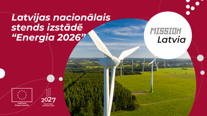 Latvijas nacionālais stends izstādē “Energia 2026" Somijā