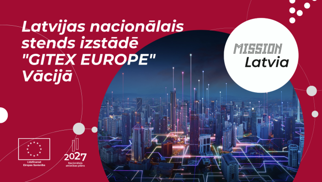 Latvijas nacionālais stends "Gitex Europe"