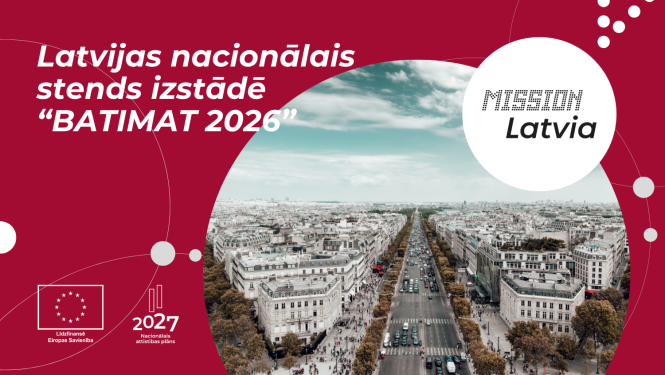 Nacionālais stends izstādē "BATIMAT 2026"