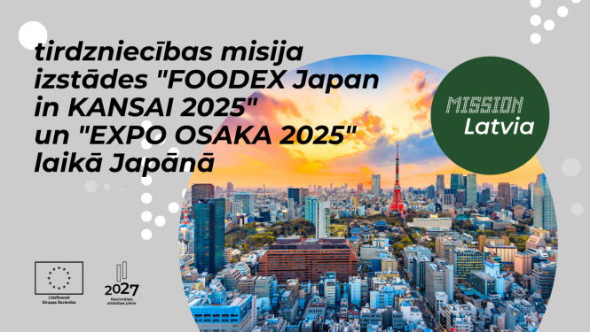 Tirdzniecības misija izstādes Foodex laikā Japānā
