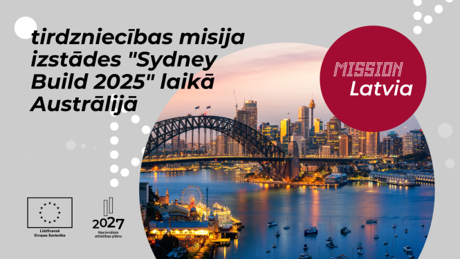 Tirdzniecības misija izstādes "Sydney Build 2025" laikā Austrālijā