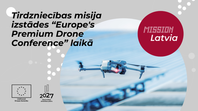 Tirdzniecības misija izstādes “Europe's Premium Drone Conference" laikā
