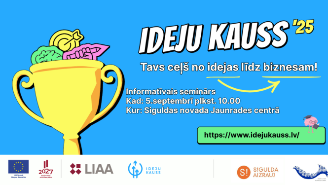 Iedvesmas pasākums par "Ideju Kauss 2025"