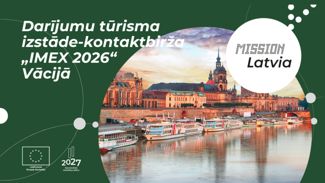 Latvijas kopstends darījumu tūrisma izstādē-kontaktbiržā „IMEX 2026“ Frankfurtē 