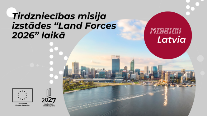 Tirdzniecības misija izstādes "Land Forces 2026" laikā