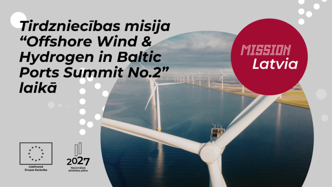 Tirdzniecības misija “Offshore Wind & Hydrogen in Baltic Ports Summit No.2” laikā