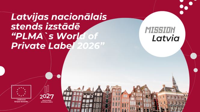 Latvijas nacionālais stends izstādē "PLMA`s World of Private Label 2026"