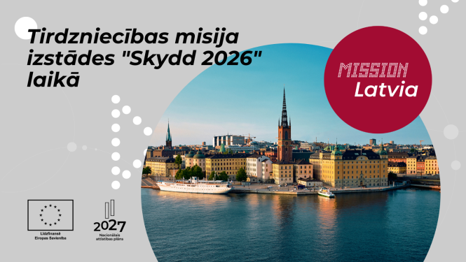 Tirdzniecības misija izstādes "Skydd 2026" laikā