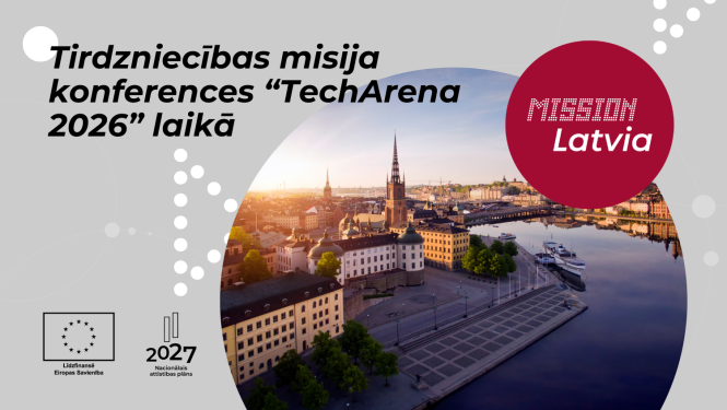 Tirdzniecības misija IKT un jaunuzņēmumu nozares komersantiem konferences “TechArena 2026” laikā