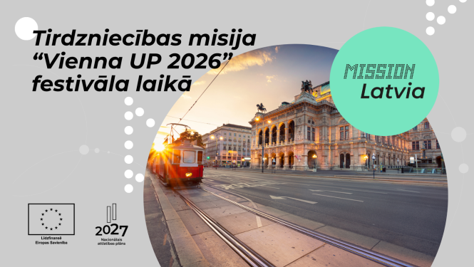 Jaunuzņēmumu tirdzniecības misija "Vienna UP 2026" festivāla laikā