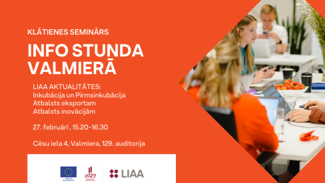 Info stunda Valmierā