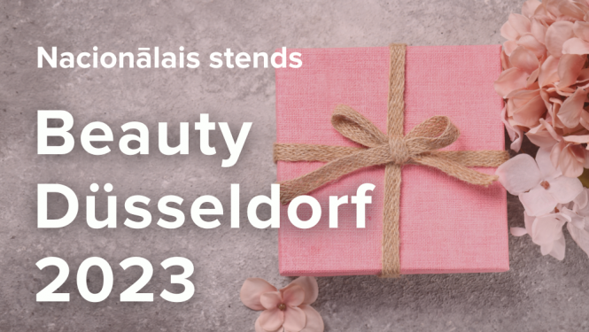 Latvijas nacionālais stends izstādē “BEAUTY Düsseldorf 2023” Vācijā