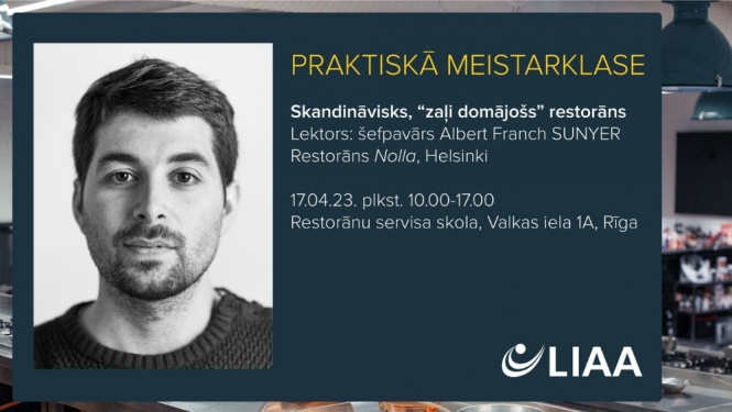 Praktiskā meistarklase: Skandināvisks, “zaļi domājošs" restorāns