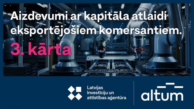 Aizdevumi ar kapitāla atlaidi eksportējošiem komersantiem lielo investīciju projektu atbalstam, 3. kārta