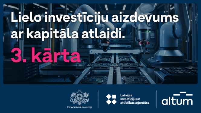 Aizdevumi ar kapitāla atlaidi eksportējošiem komersantiem lielo investīciju projektu atbalstam, 3. kārta