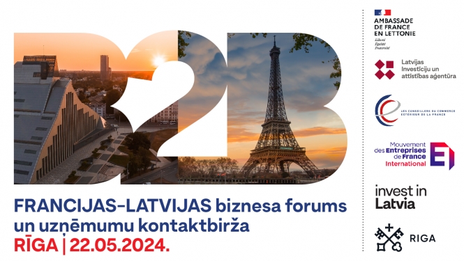 Pasākuma vizualizācija: Latvijas un Francijas biznesa forums