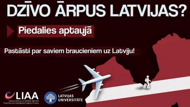 Aptauja ārzemēs dzīvojošiem tautiešiem