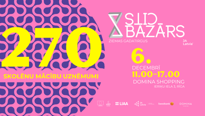 Skolēnu mācību uzņēmumu Ziemassvētku gadatirgus “Cits Bazārs”