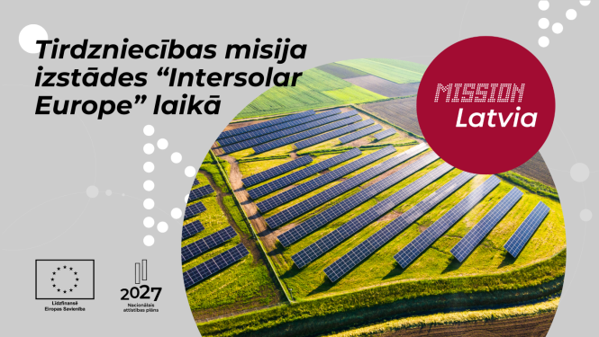 Tirdzniecības misija izstādē “Intersolar Europe" Vācijā