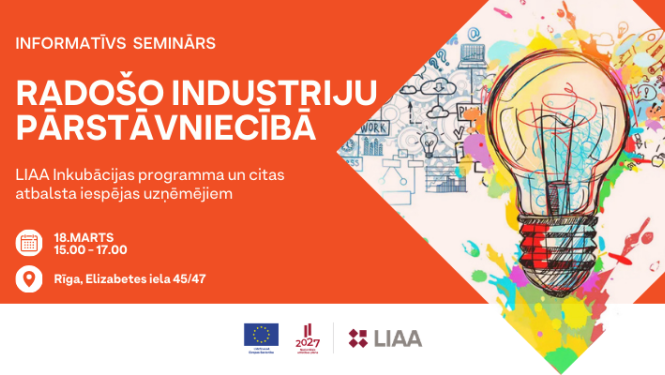 Info stunda Radošo industriju pārstāvniecībā
