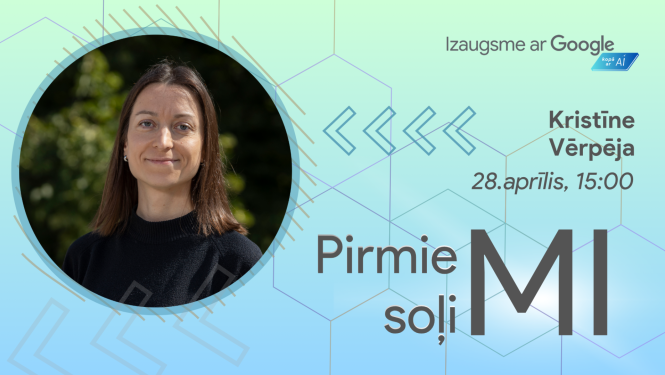 Izaugsme ar Google - Pirmie soļi MI